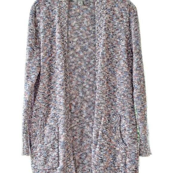 L.L. Bean Women's Open Cardigan Thick Nubby Knit Sweater Size Medium Reg - Picture 1 of 7